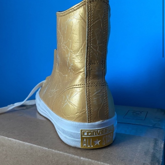 Converse Alpha Hi Gold High Top Sneakers - Picture 4 of 5